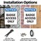 Signmission Badge Access Only OSHA Notice Sign, Plastic, 7in W x 10in L, 2PK OS-2PACK-NS-P-710-V-10294 - alternate 3